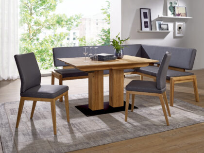 Eckbankgruppe MELANIE in Eiche massiv