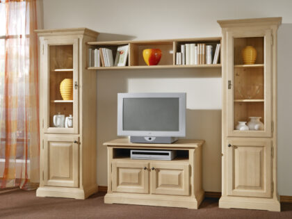 TV-Wohnwand ANNA in Fichte massiv