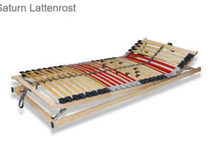 Angebot Oktober: Holzlattenrost SATURN HN/KF 100 x 200 cm verstellbar zum Aktionspreis von € 142.-