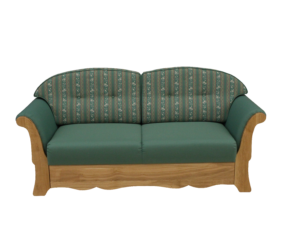 Angebot September: Einzelsofa MITTENWALD in Fichte massiv zum Angebotspreis von € 2.675.-